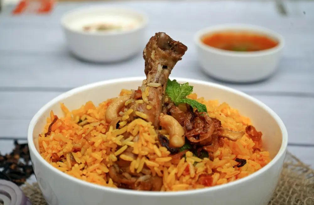 Fragrant homemade biryani
